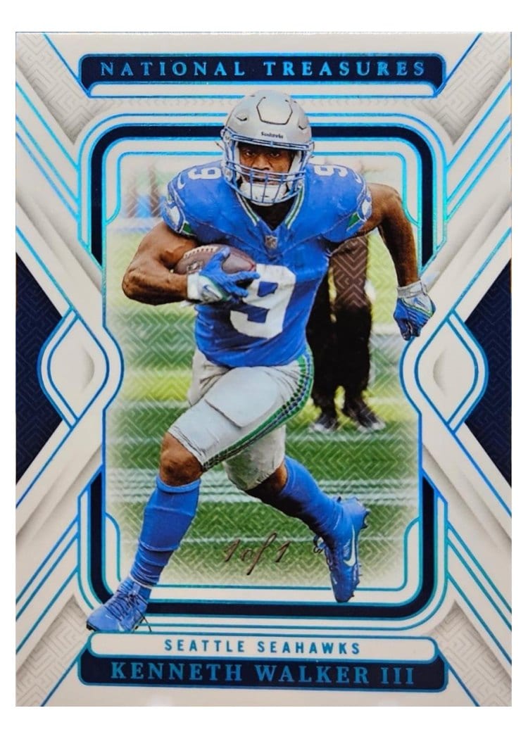 2024 Panini National Treasures Base Set Kenneth Walker III #90 card
