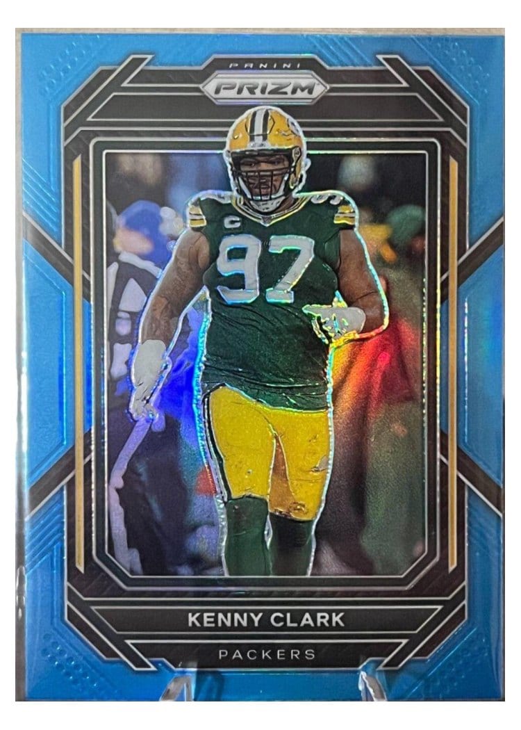 2022 Panini Prizm Base Set Kenny Clark Light Blue #110 card