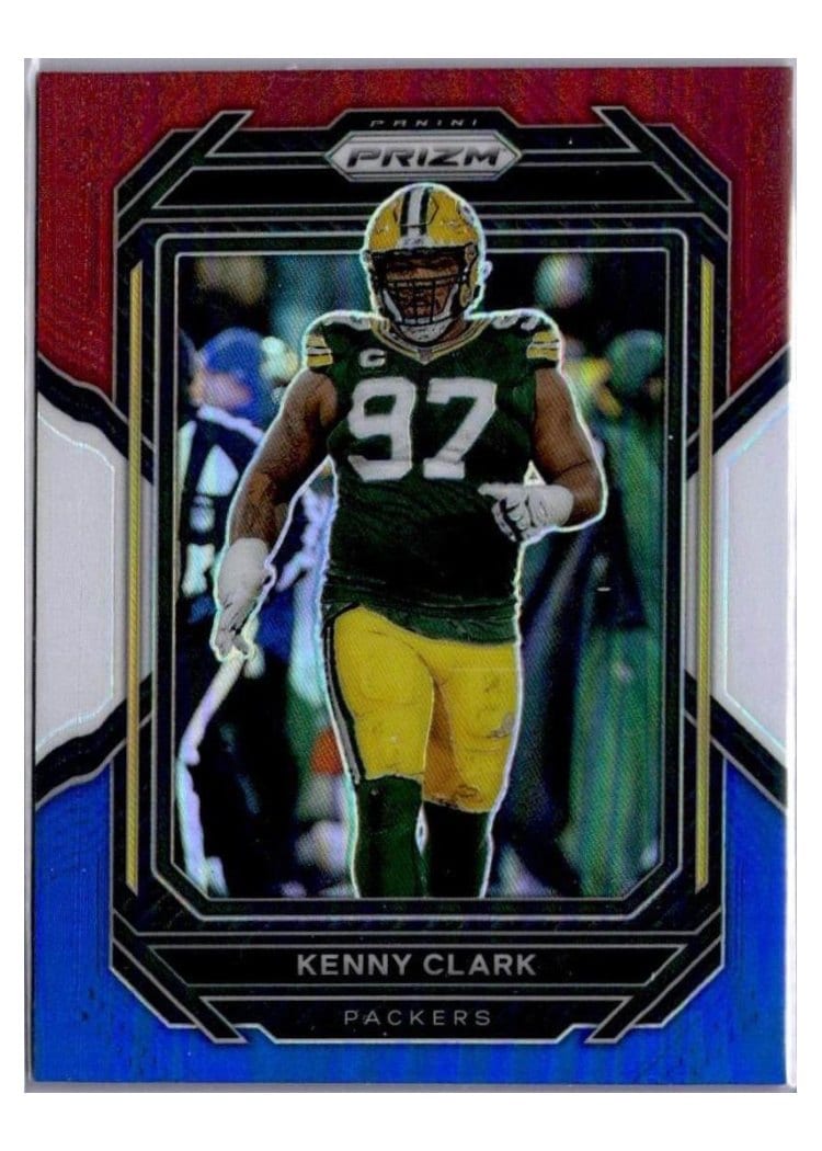 2022 Panini Prizm Base Set Kenny Clark #110 card