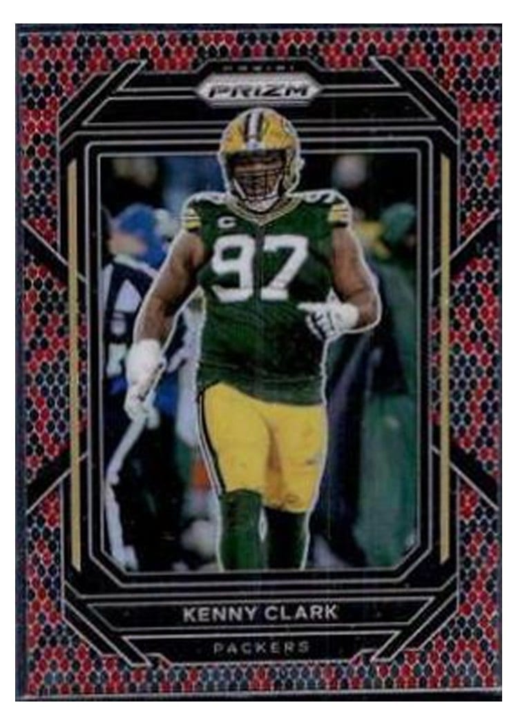 2022 Panini Prizm Base Set Kenny Clark #110 card