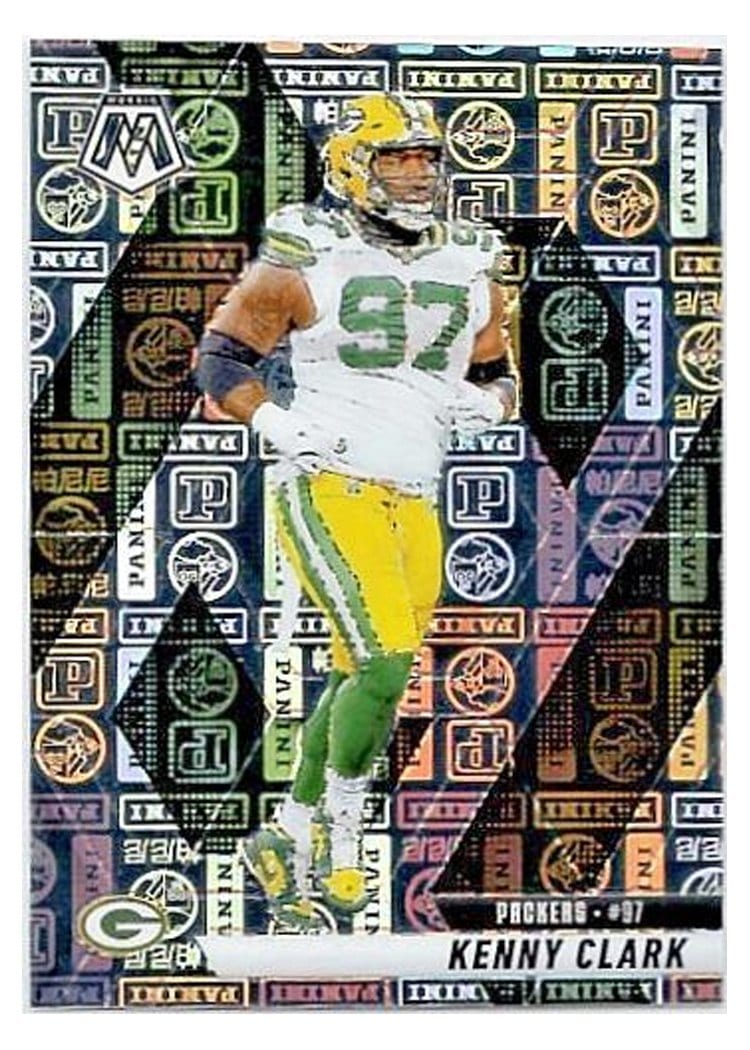 2025 Panini Mosaic Base Set Kenny Clark #84 card