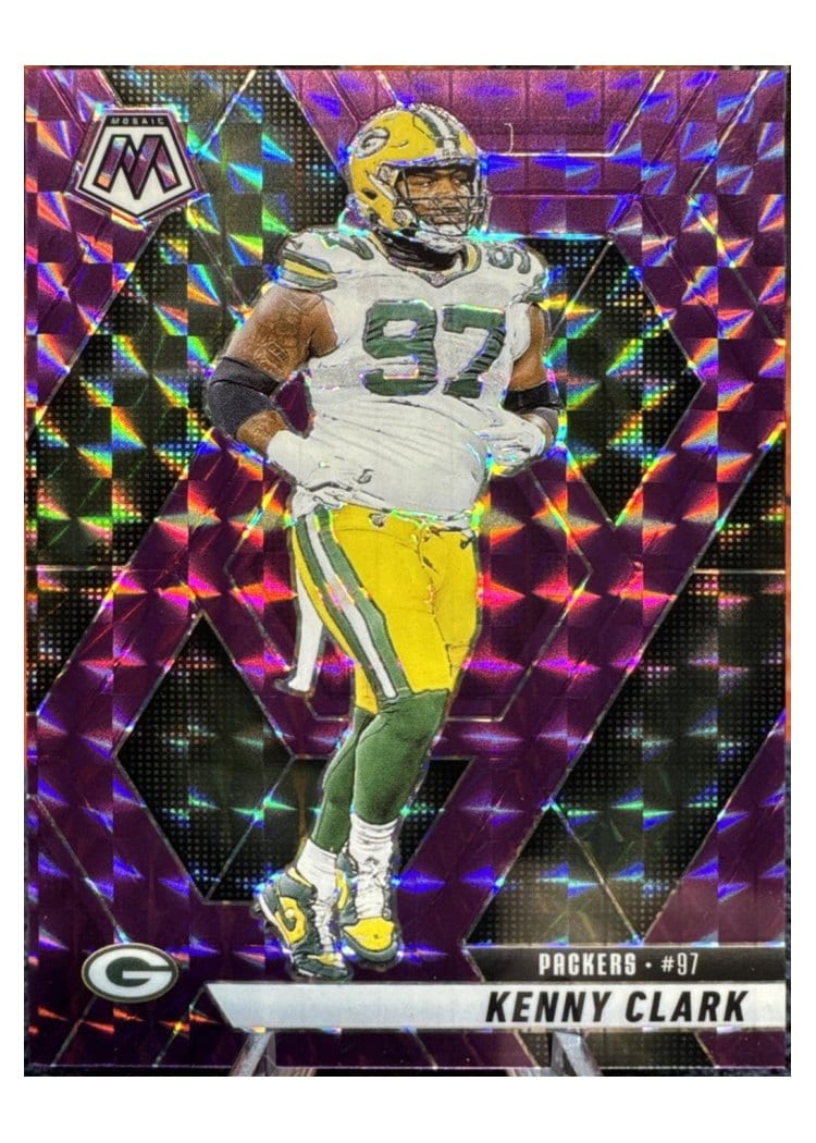 2025 Panini Mosaic Base Set Kenny Clark #84 card