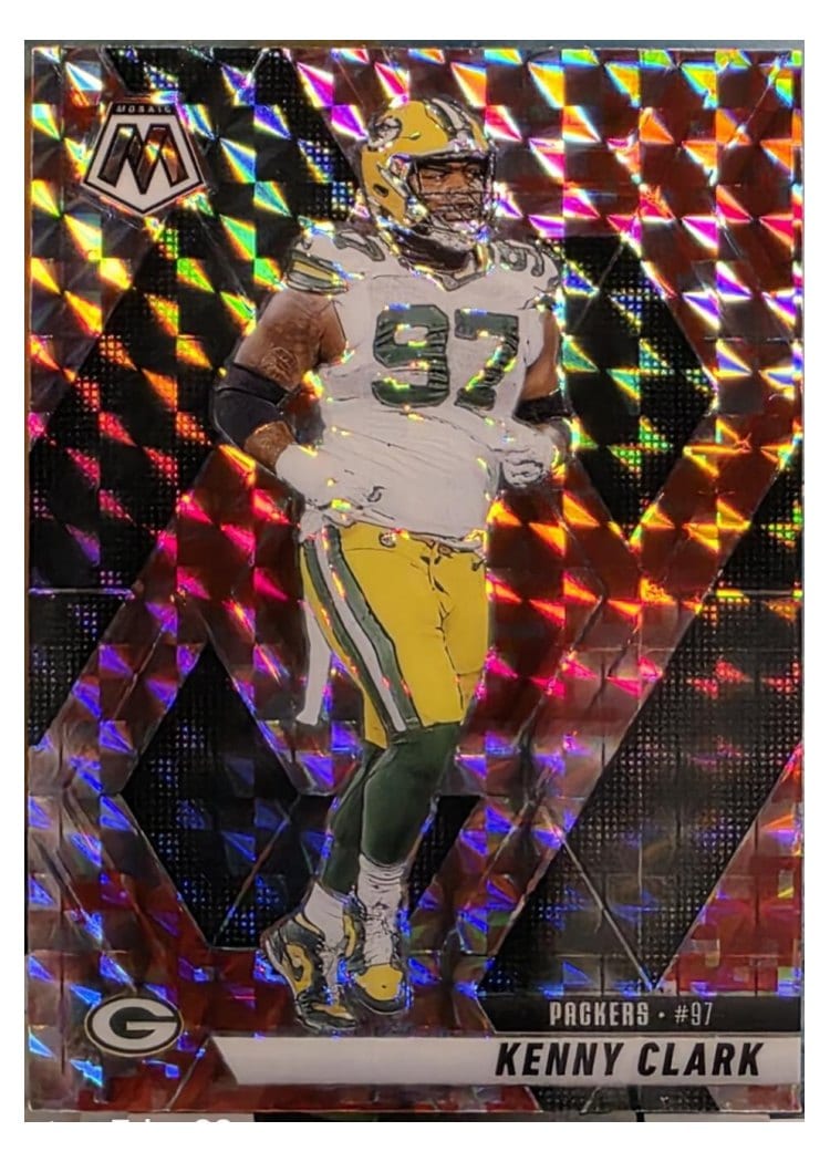 2025 Panini Mosaic Base Set Kenny Clark #84 card