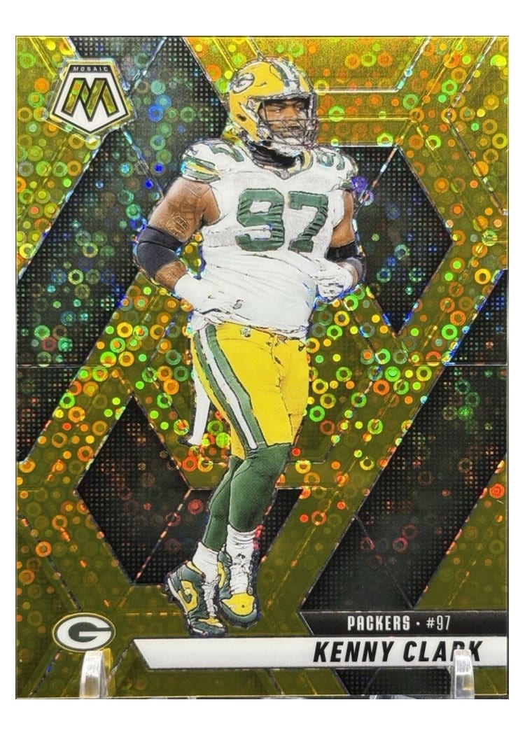 2025 Panini Mosaic Base Set Kenny Clark #84 card