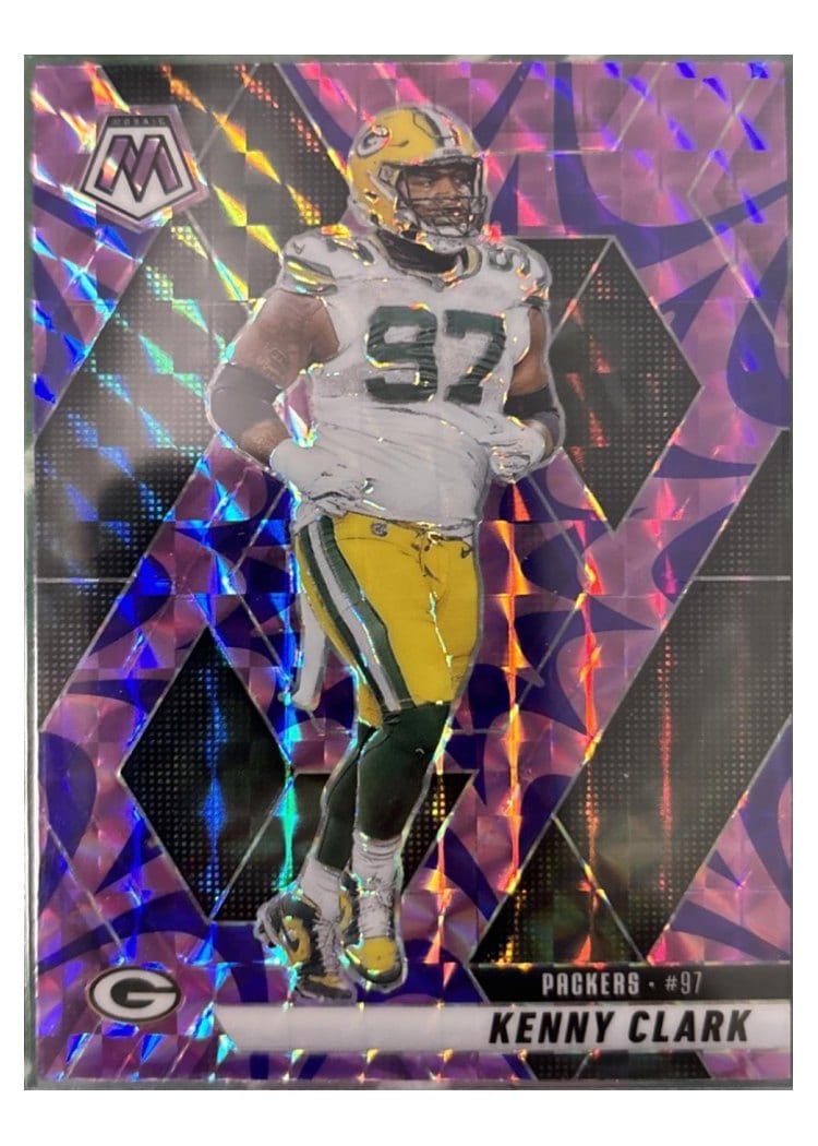 2025 Panini Mosaic Base Set Kenny Clark #84 card