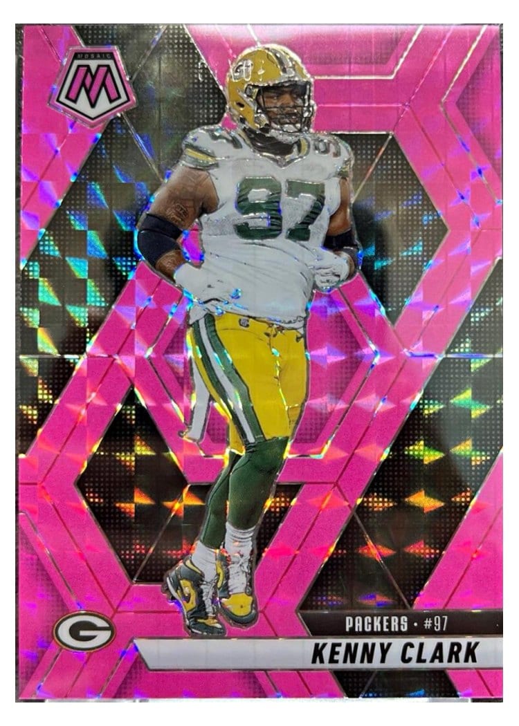 2025 Panini Mosaic Base Set Kenny Clark #84 card