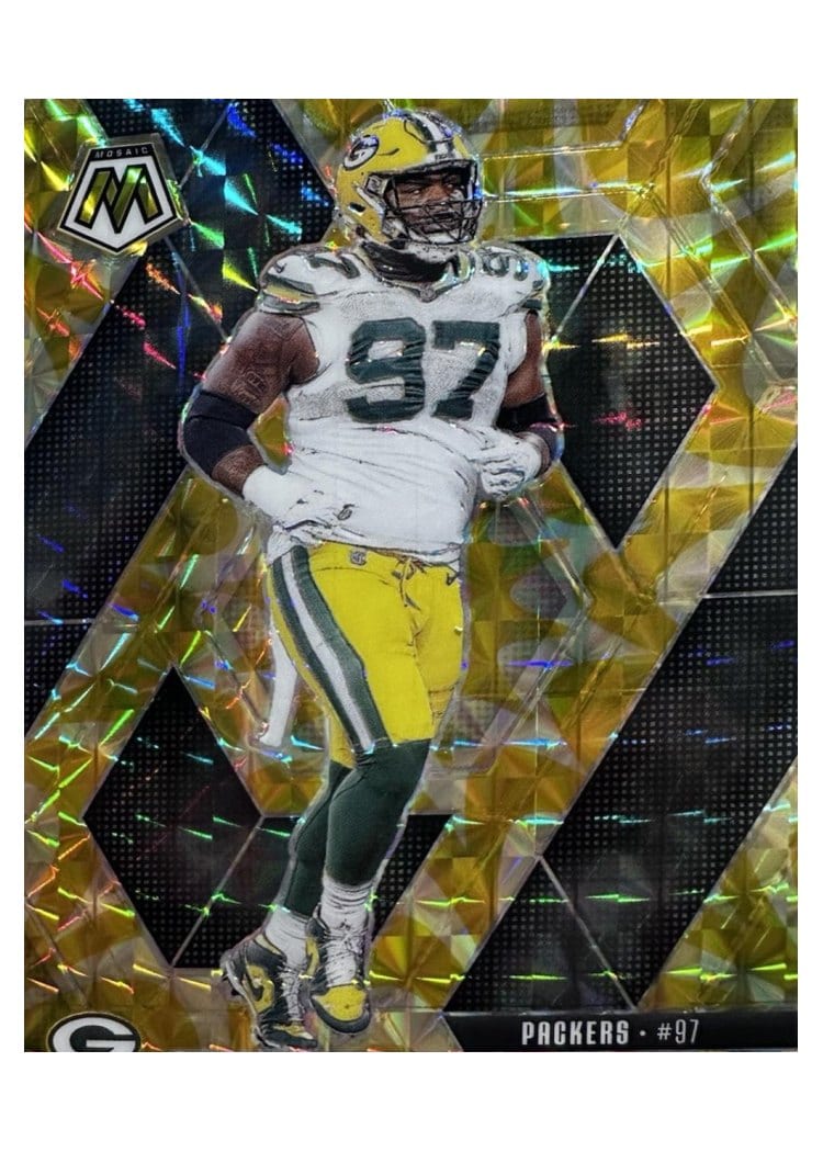 2025 Panini Mosaic Base Set Kenny Clark #84 card