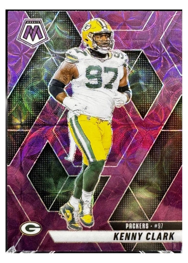 2025 Panini Mosaic Base Set Kenny Clark #84 card
