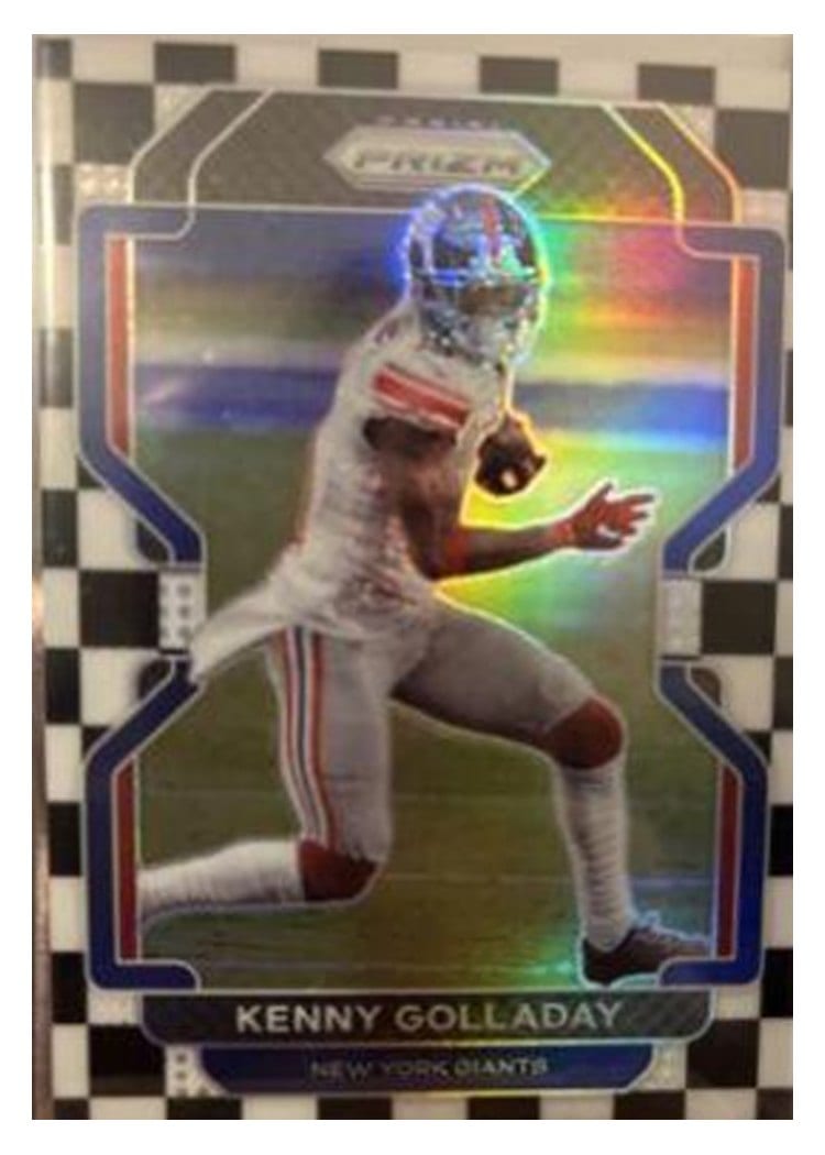 2021 Panini Prizm Base Set Kenny Golladay Black and White Checker Prizm #229 card