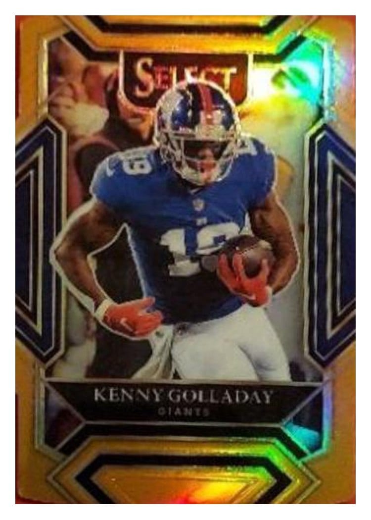 2021 Panini Select Base Set Kenny Golladay Orange Die Cut #226 card
