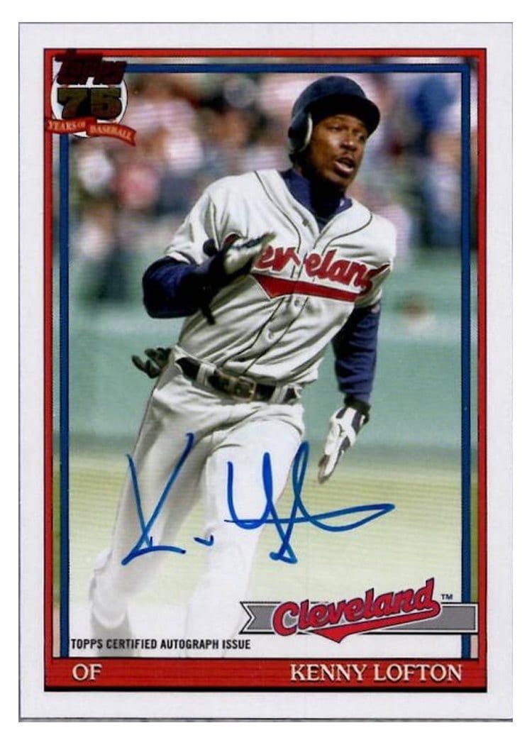 2026 Topps 1991 Topps Autographs Kenny Lofton #91A-KL card
