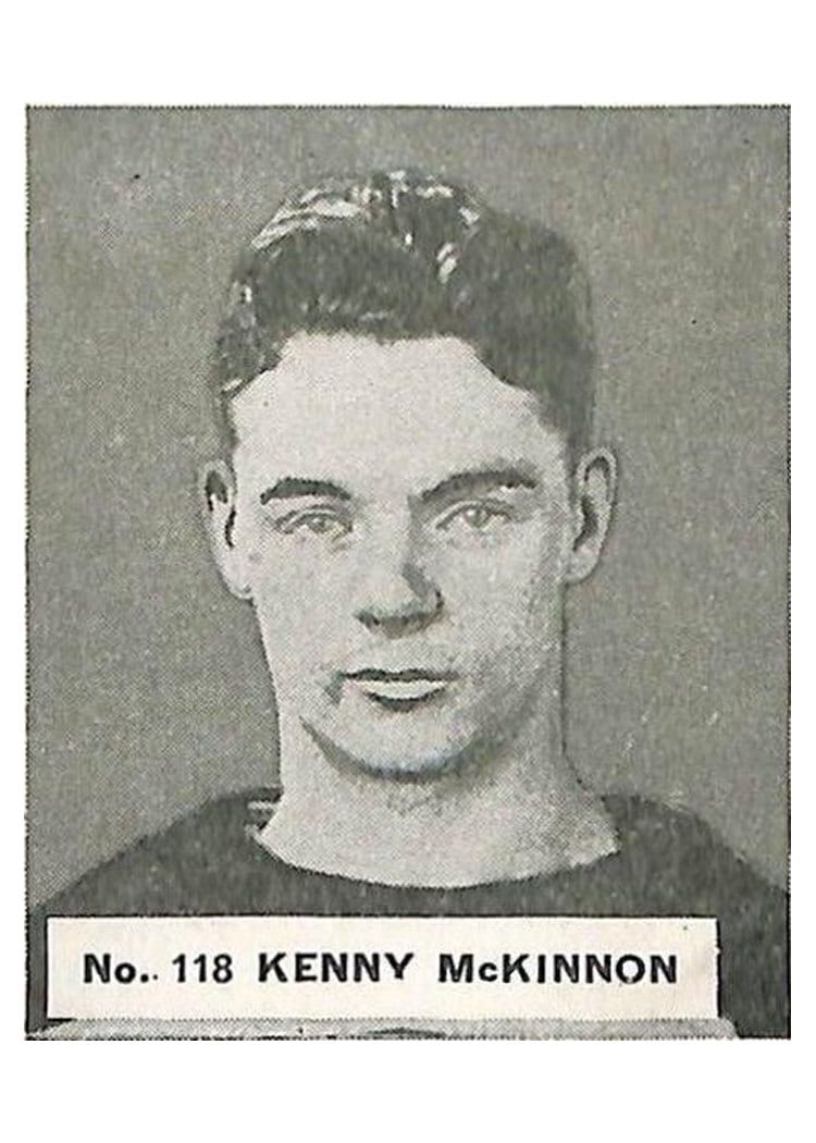 1937 V356 World Wide Gum Kenny McKinnon #118 card