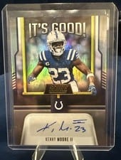 2023 Score It's Good! Autographs Kenny Moore II #IG-KM card