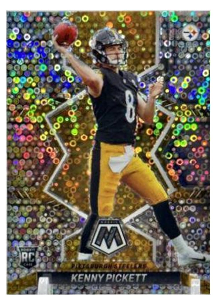 2022 Panini Mosaic Kenny Pickett No Huddle Silver #301 card