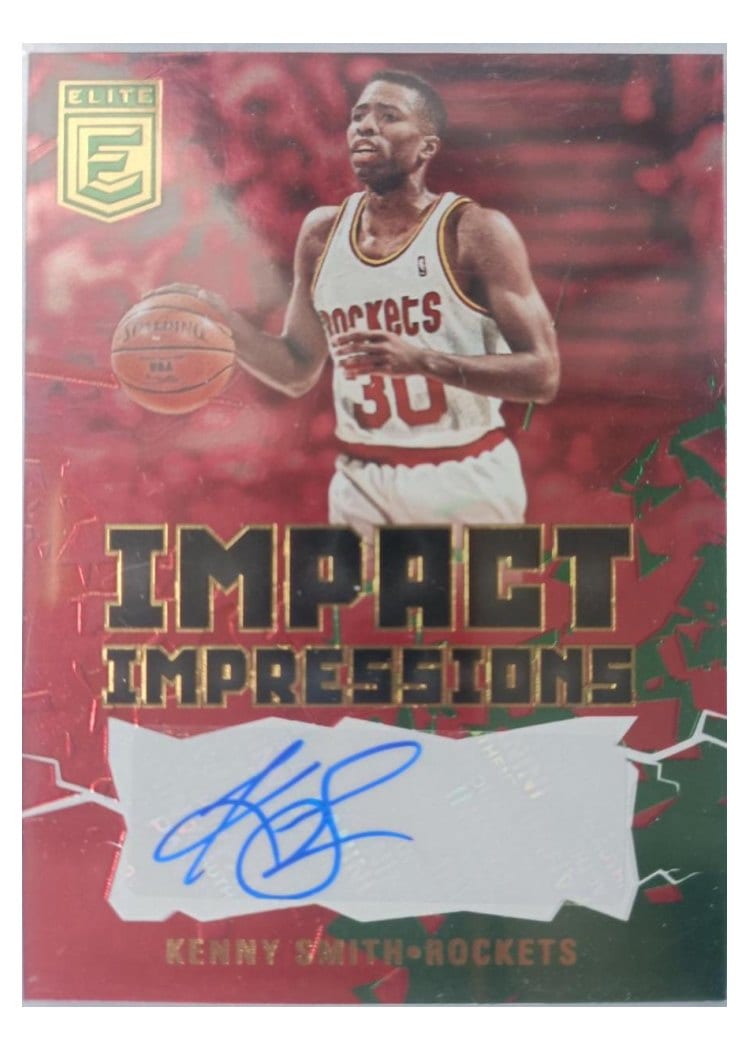 2021-22 Donruss Elite Impact Impressions Kenny Smith #II-KSM card