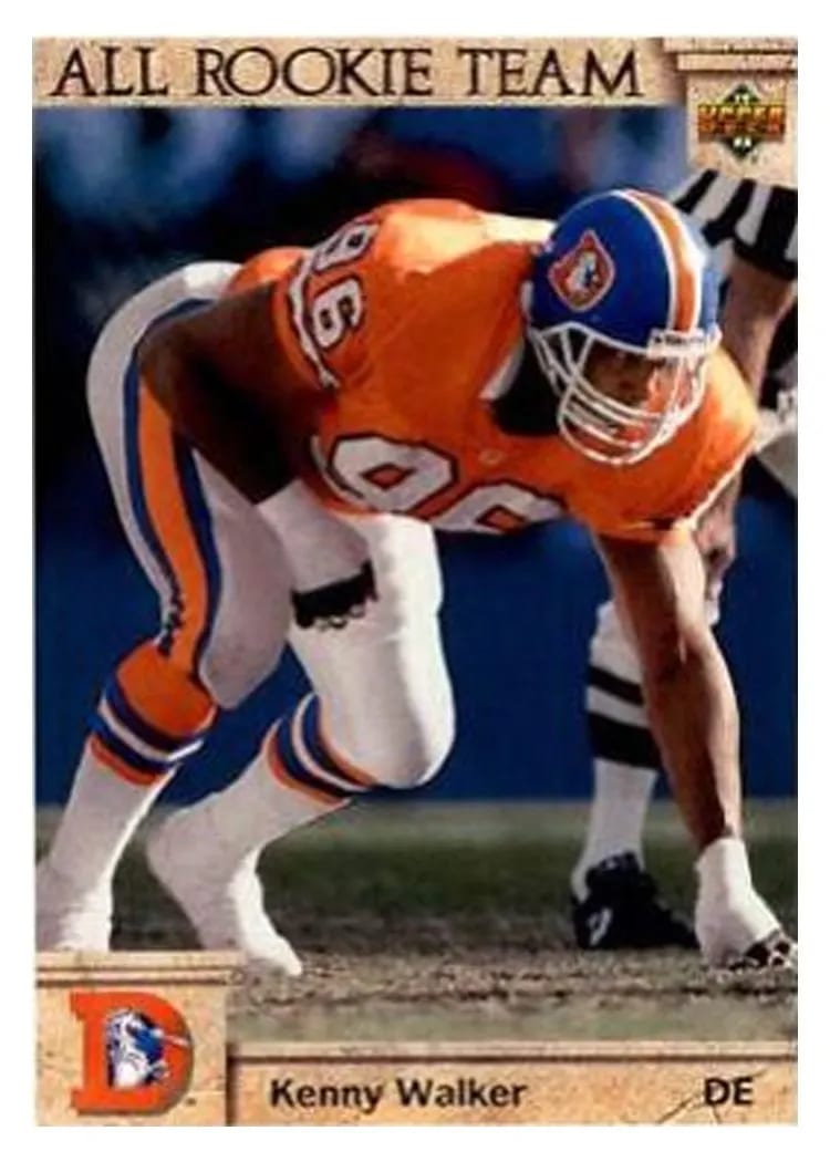 1992 Upper Deck Kenny Walker #44 card