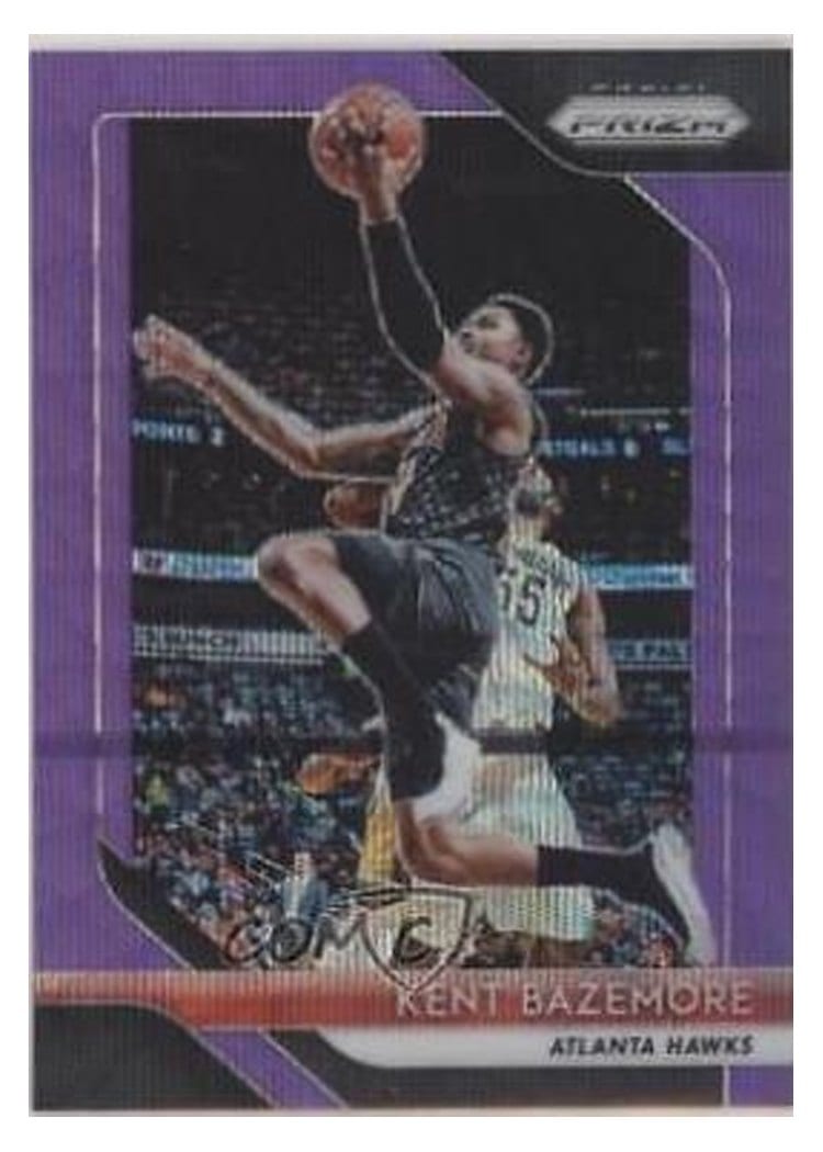 2018-19 Panini Prizm Base Set Kent Bazemore #18 card