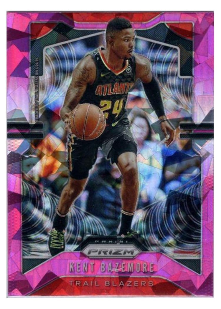 2019-20 Panini Prizm Base Set Kent Bazemore Pink Ice Prizm #35 card