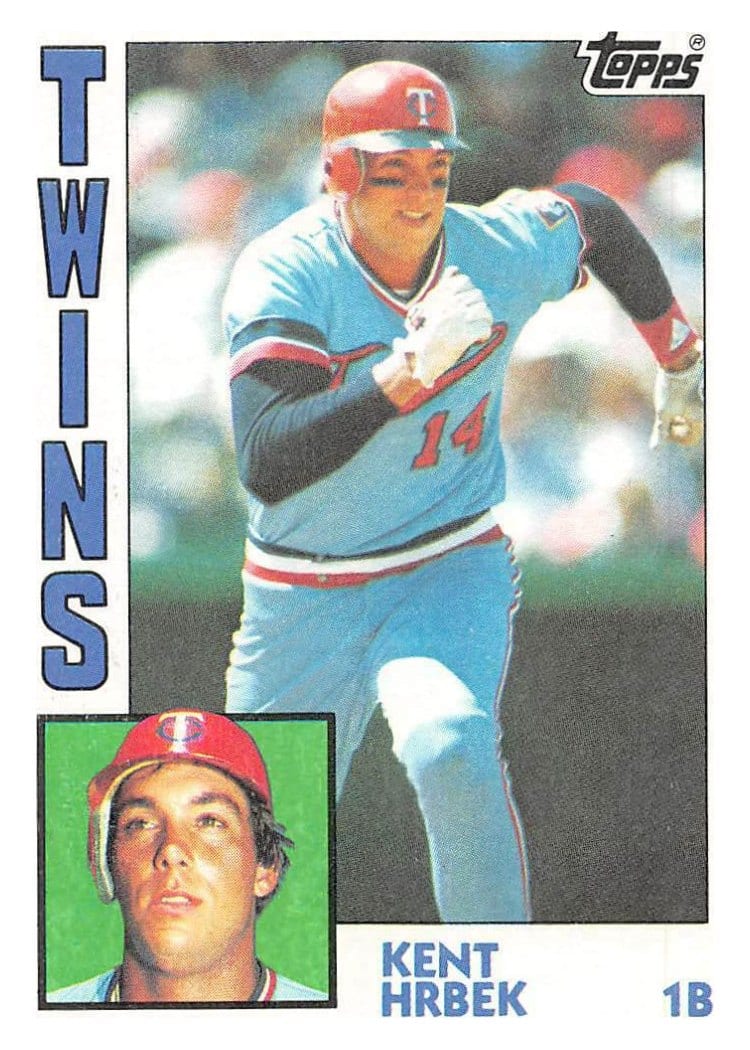 1984 Topps Kent Hrbek #345 card