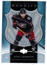 2022-23 Upper Deck Artifacts 2005-06 Clear Cut Retro Rookies Kent Johnson #CCRR-23 card