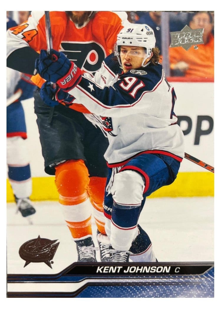 2023-24 Upper Deck Base Set Kent Johnson #300 card