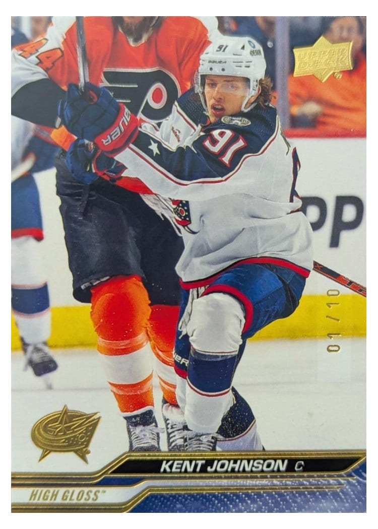 2023-24 Upper Deck Base Set Kent Johnson #300 card