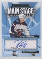 2023-24 Upper Deck Credentials Main Stage Signatures Kent Johnson #MS-KJ card