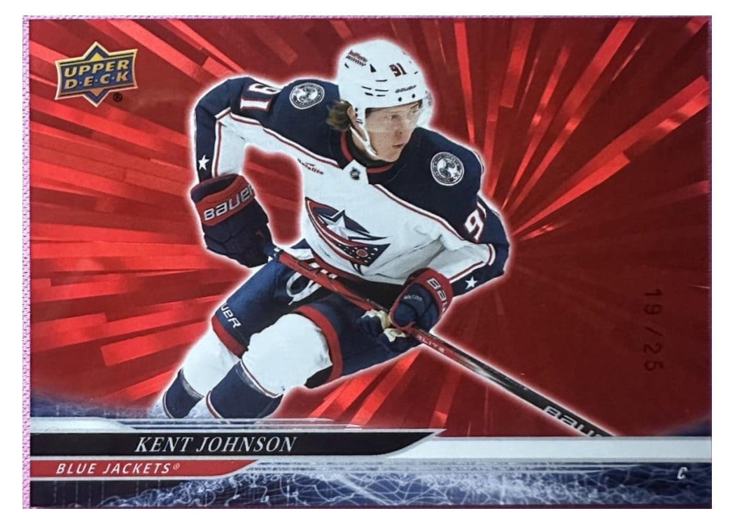 2024-25 Upper Deck Base Set Kent Johnson #293 card