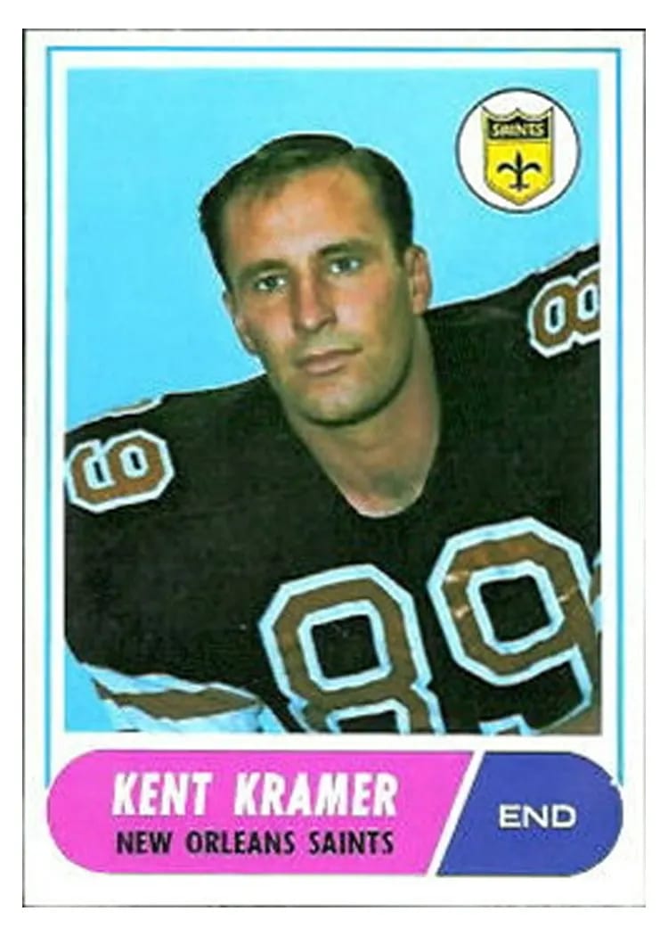 1968 Topps Kent Kramer #134 card