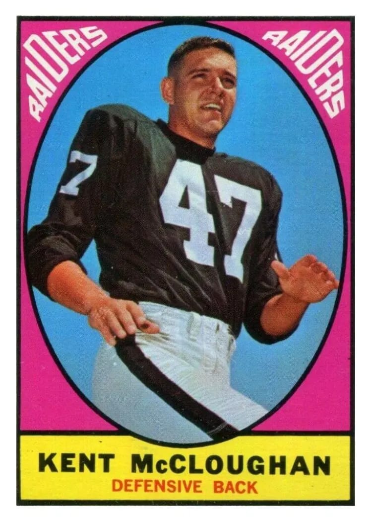 1967 Topps Kent McCloughan #112 card