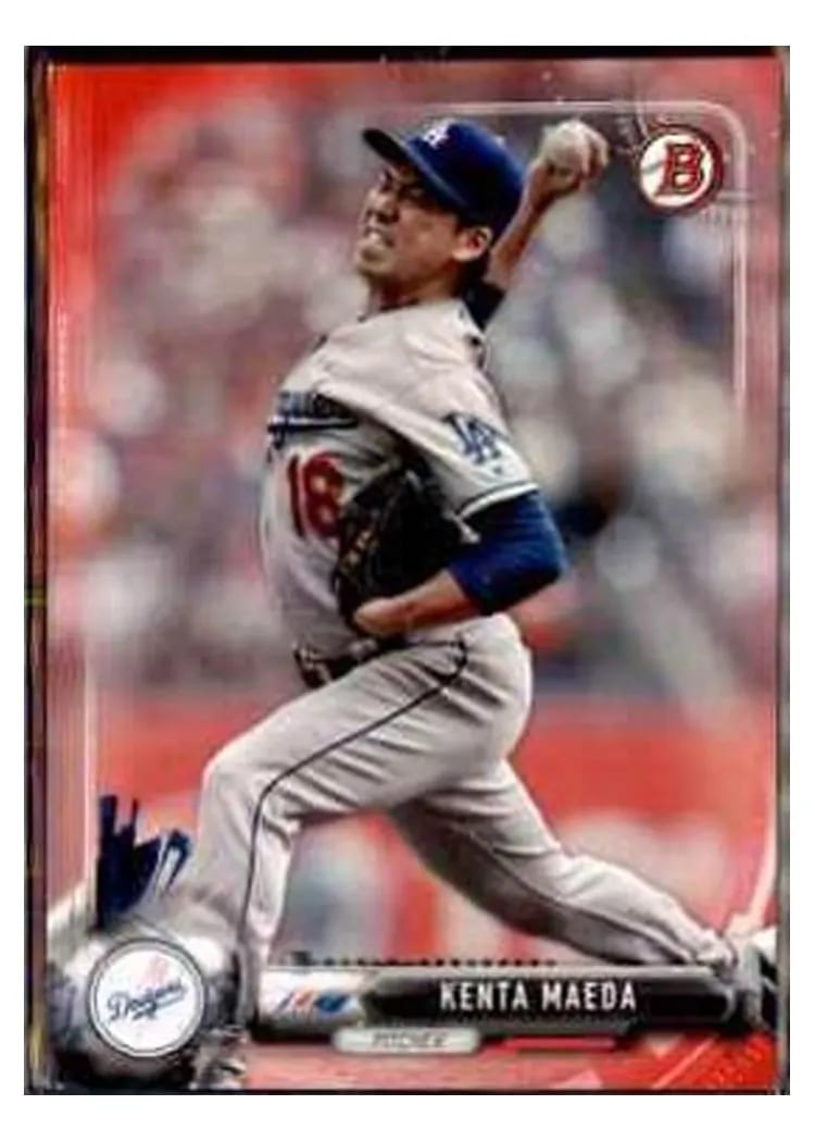 2017 Bowman Base Set Kenta Maeda #2 card