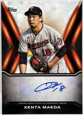 2022 Topps Japan Edition Autographs Kenta Maeda #TJA-KM card