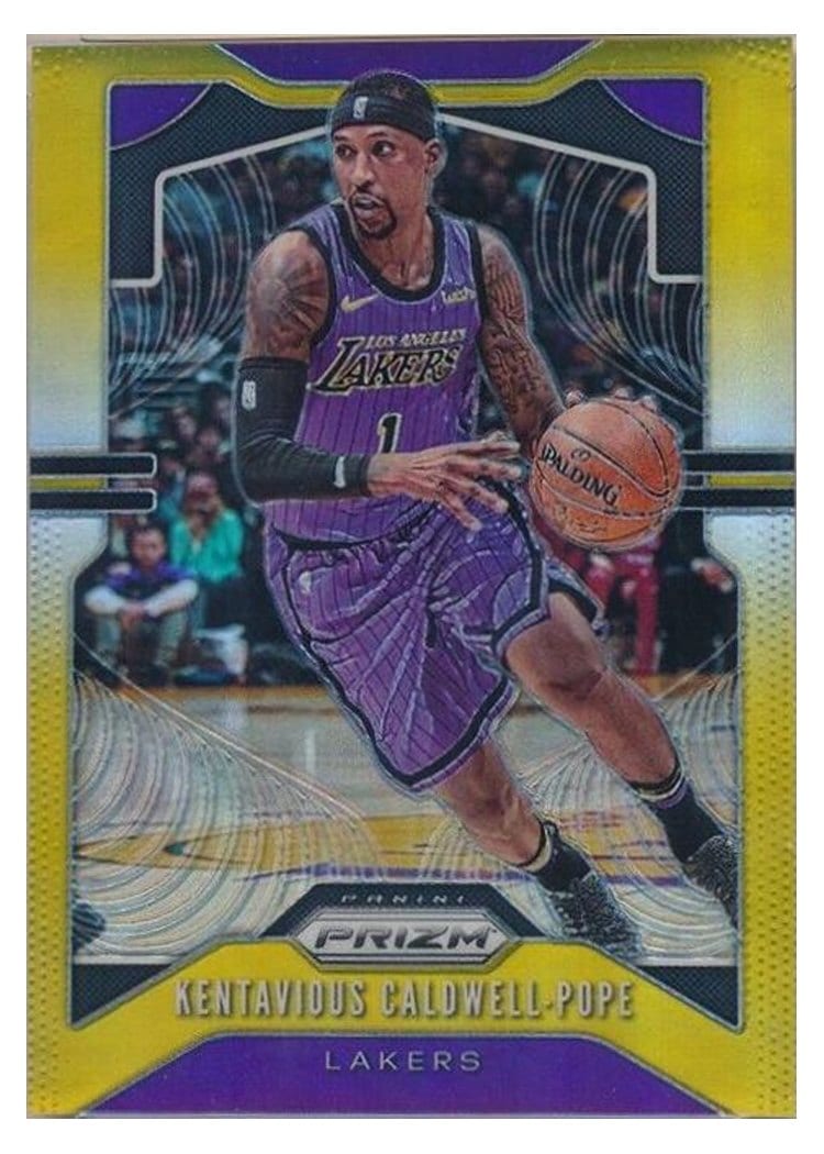 2019-20 Panini Prizm Base Set Kentavious Caldwell-Pope Gold Prizm #224 card