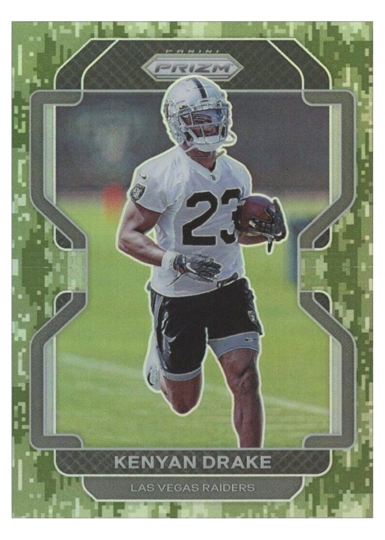 2021 Panini Prizm Base Set Kenyan Drake #181 card