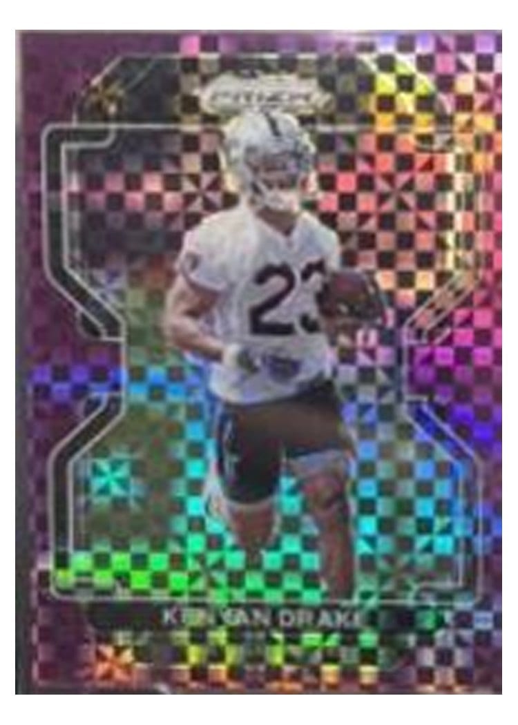 2021 Panini Prizm Base Set Kenyan Drake #181 card