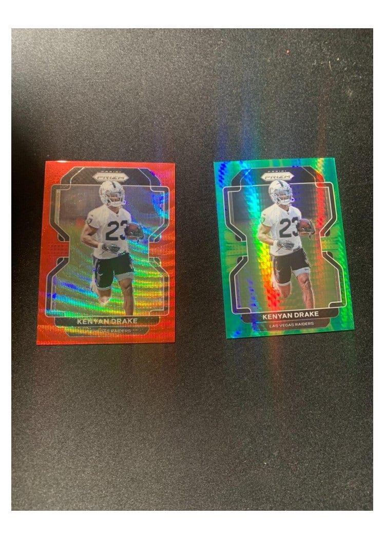 2021 Panini Prizm Base Set Kenyan Drake #181 card