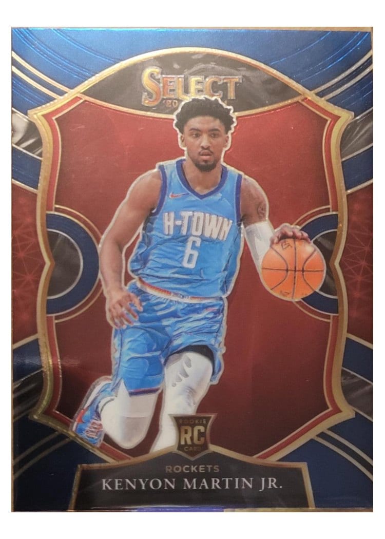 2020-21 Panini Select Base Set Kenyon Martin Jr. Blue Prizm #98 card