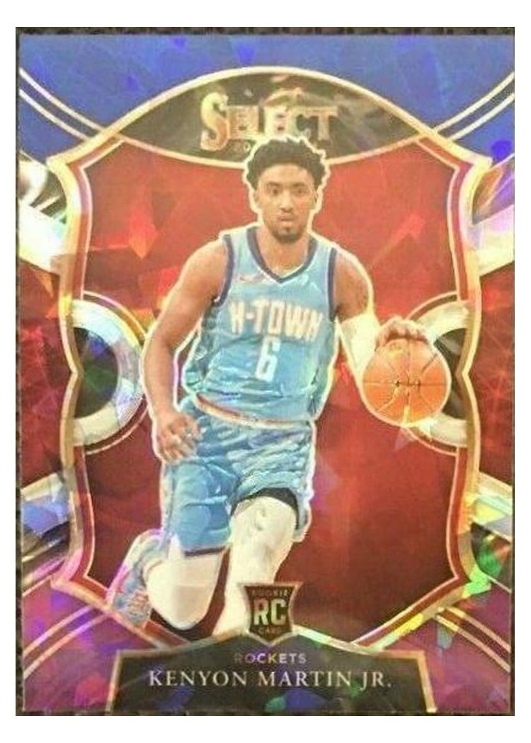 2020-21 Panini Select Base Set Kenyon Martin Jr. Blue White Purple Ice #98 card