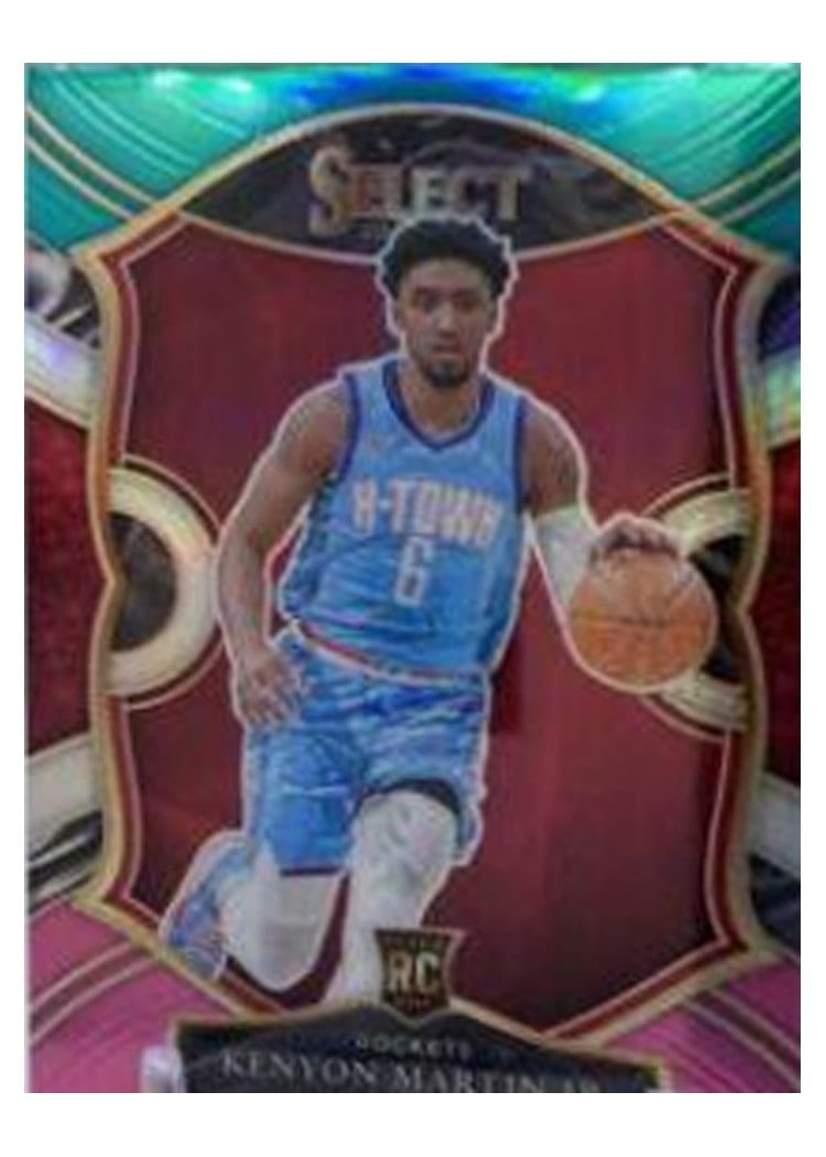 2020-21 Panini Select Base Set Kenyon Martin Jr. Teal White Pink #98 card