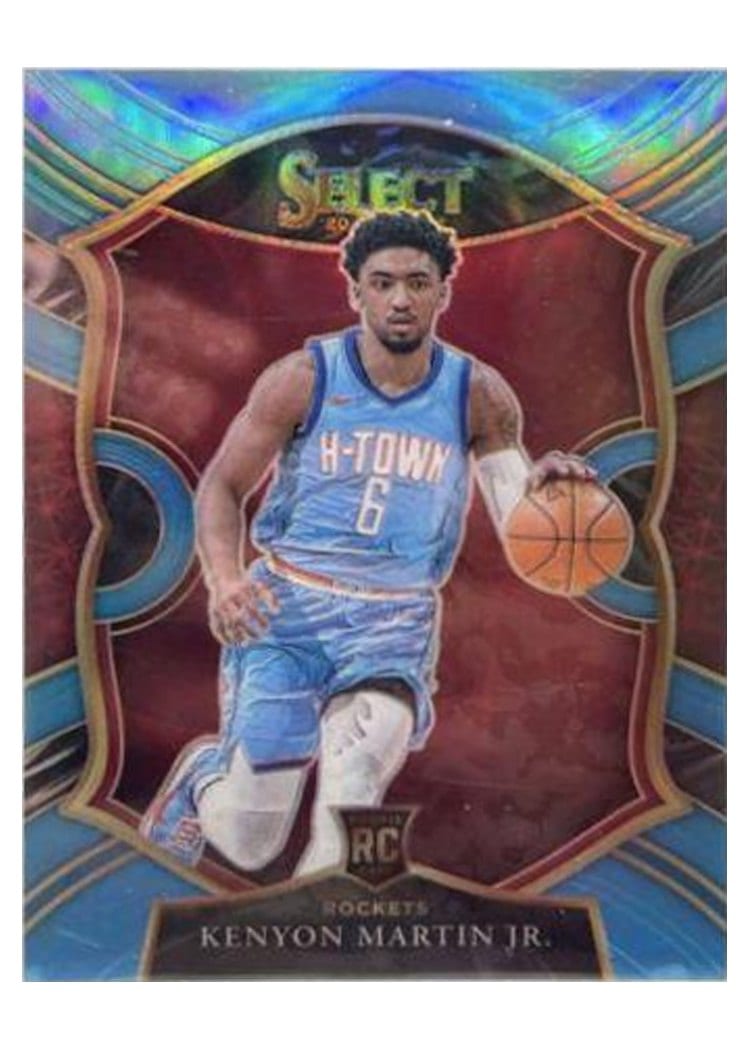 2020-21 Panini Select Base Set Kenyon Martin Jr. Light Blue Prizm #98 card