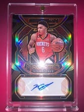 2021-22 Panini Obsidian Aurora Autographs Kenyon Martin Jr #AUR-KMJ card
