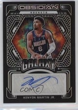 2021-22 Panini Obsidian Galaxy Autographs Kenyon Martin Jr #GA-KMJ card
