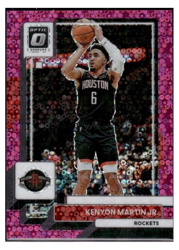 2022 Panini Donruss Optic Kenyon Martin Jr. Fast Break Pink #195 card