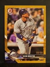 2018 Bowman Keon Broxton #7 card