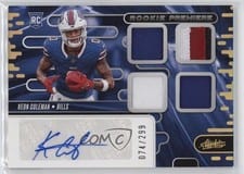 2024 Panini Absolute Rookie Premiere Materials Autographs Keon Coleman #RPMA-KCN