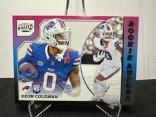 2024 Panini Encore Pacific Rookie Aurora Keon Coleman #17 card
