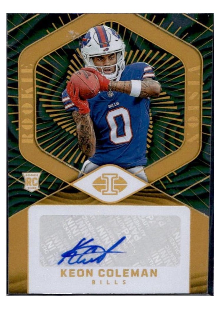 2024 Panini Illusions Rookie Vision Signatures Keon Coleman #8 card