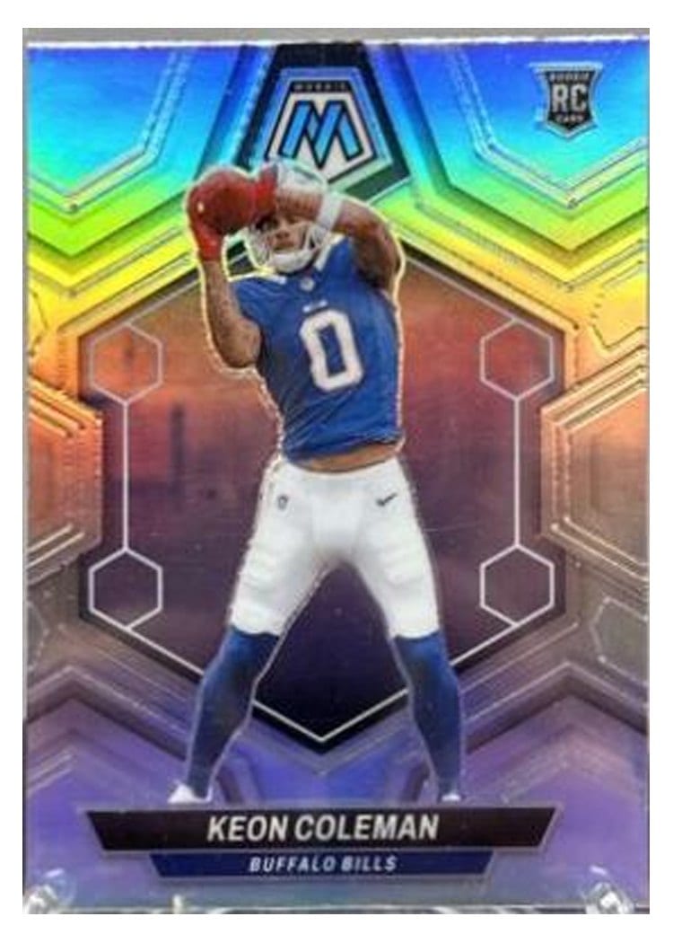 2024 Panini Mosaic Base Set Keon Coleman Silver #333 card