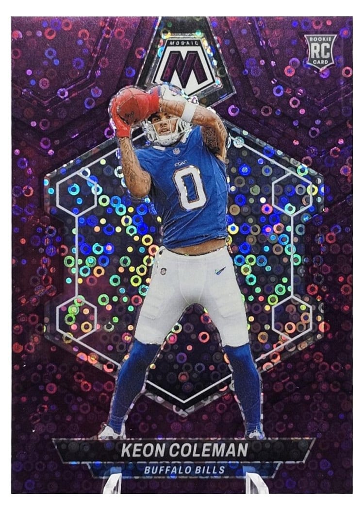 2024 Panini Mosaic Base Set Keon Coleman #333 card