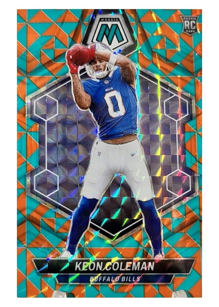 2024 Panini Mosaic Base Set Keon Coleman Tessellation #333 card